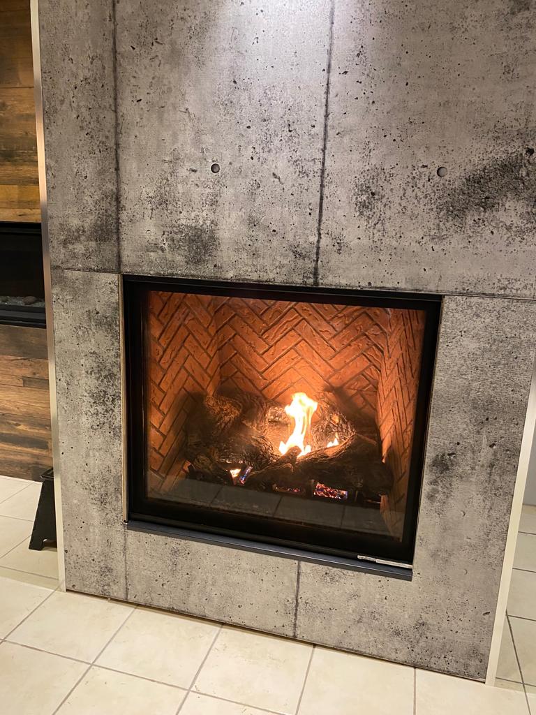 Luxury Gas Fireplace with 40 inch height and width