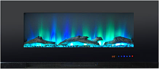 36 inch Electric Fireplace with 9 diffrent colour options